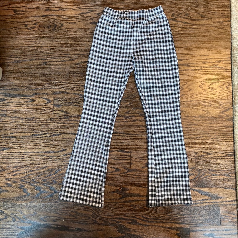 Urban outfitters checkered flare pants